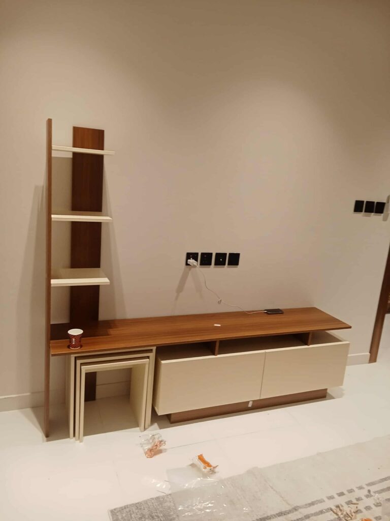 تركيب طاولات تلفزيون بالقطيف0543689866